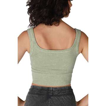 NIKIBIKI Vintage Ribbed Crop Top - Soft & Stylish