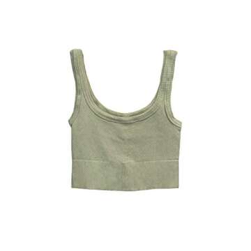 NIKIBIKI Vintage Ribbed Crop Top - Soft & Stylish