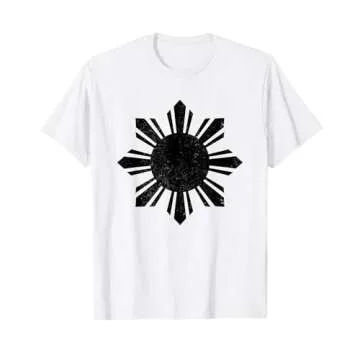 Philippines T Shirt Filipino Vintage Sun Tee Pinoy Pinay T-Shirt