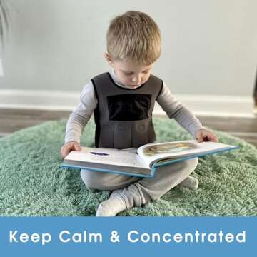 Weighted Vest for Kids - Compression Vest for Children with Sensory Issues, Autism, ADHD - Adjustabl...