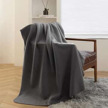 CAI TENG Fleece Throw Blanket Pack of 6 - Cozy Warmth for Every Occasion