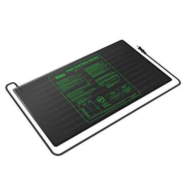iPower 48" x 20" Waterproof Durable Seedling Heat Mat Warm Hydroponic Plant for Indoor Gardening Germination Starting, 2 Pack
