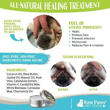 Raw Paws Wrinkle Balm for Dogs - Natural Skin Care