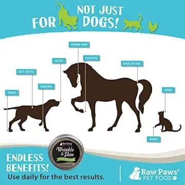 Raw Paws Wrinkle Balm for Dogs - Natural Skin Care