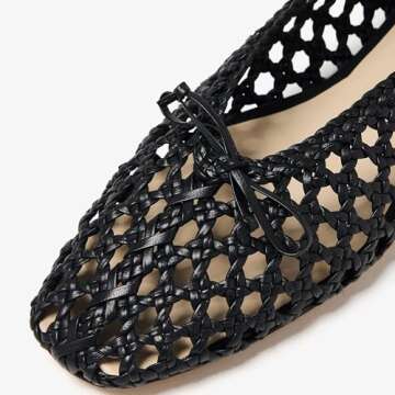 IBDPOSH Women’s Woven Ballet Flats - Elegant Comfort