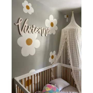 Custom Wood Name Sign for Nursery & Home Decor