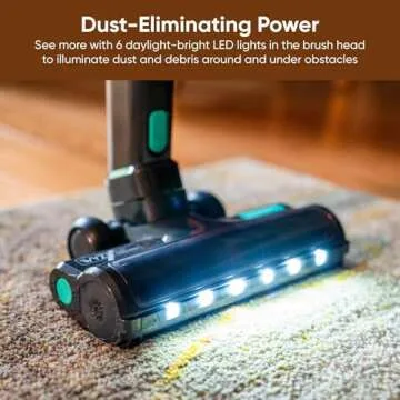 Wyze Cordless Vacuum Cleaner with 20000Pa Powerful Suction, Lightweight Stick with HEPA Filter, 300W Powerful Brushless Motor, 40mins Runtime for Home Hard Floor Carpet Pet Hair