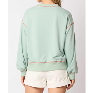 Yiulangde Sequin Nutcracker Sweatshirt Ugly Christmas Sparkly Santa Sweater for Women Y2k Holiday Long Sleeve Pullover Shirts Turquoise