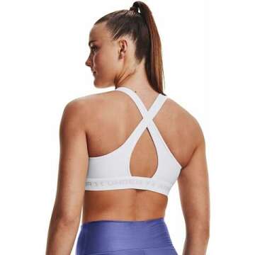 Mid Impact Sports Bra for Women by Under Armour