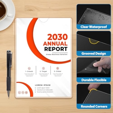 VAIIGO Magnetic Sign Holder 10 Pack with Adhesive Tapes