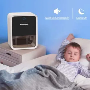 Dehumidifiers for Basement, 68 OZ Quiet Dehumidifiers for Room with Auto Shut Off, Timer & Sleep Mode Small Portable Dehumidifiers for Home Bedroom Bathroom RV Closet Garage