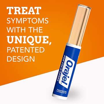 Orajel Touch Free Cold Sore Treatment - Immediate Relief