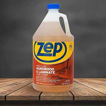 Zep Hardwood and Laminate Floor Cleaner - 1 Gallon (Pack of 2) - Cleans and Restores Shine