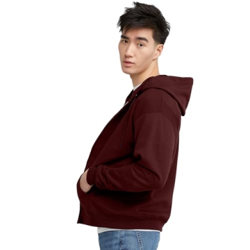 Hanes EcoSmart Fleece Full-Zip Hoodie for Men