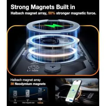 TORRAS Magnetic Shockproof for iPhone 13 Pro Case 6.1 inch, [Compatible with MagSafe] with Stand, [MIL-Grade Drop Protection] Translucent Back Protective Yet Slim iPhone 13 Pro Phone Case 2021, Black