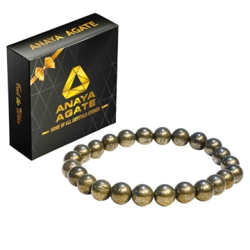 Natural Pyrite Healing Crystal Bracelet for All