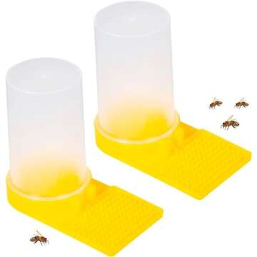 SunVara Bee Feeder for Beekeeping Bee Watering Station Bee Feeders Bee Drinking for Hives Honey bee ...