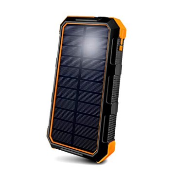 ToughTested 24,000 mAh Solar Charger - Rugged, Fast Charging, Multiple Devices