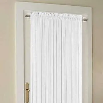 Turquoize Magnetic Curtain Rods for Metal Doors, 2 Pack