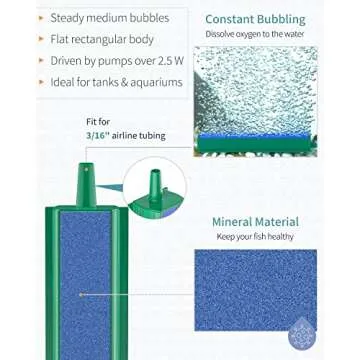Pawfly 4" Aquarium Air Stone Bar Bubbler for Fish Tanks