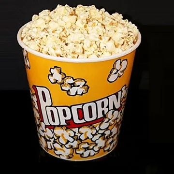 Retro Popcorn Containers for Movie Night - 3 Pack
