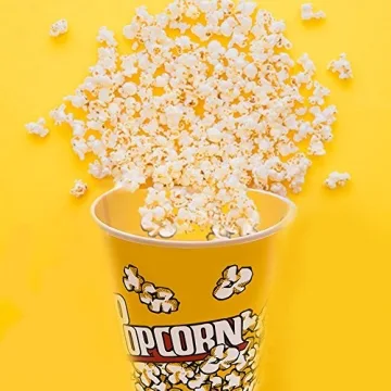 Retro Popcorn Containers for Movie Night - 3 Pack