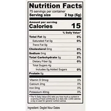 Anthony's Date Sugar, 1 lb, Gluten Free, Non GMO, Vegan, Granulated