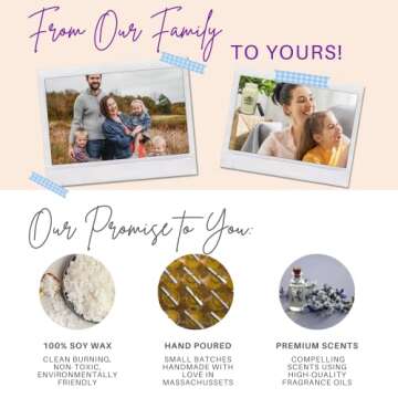 Nika's Home Vanilla Lavender Candle - Eco-Friendly & Scented