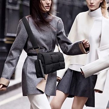 NAARIIAN Lightweight Puffer Shoulder Bag for Women