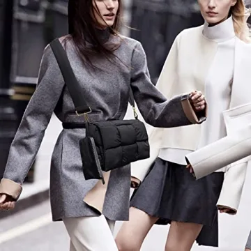 NAARIIAN Lightweight Puffer Shoulder Bag for Women