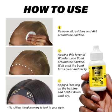 Wonder Lace Bond Wig Adhesive, Latex Free and Waterproof - 1.15oz (Supreme 1.15oz)", since the units are 1.15oz.