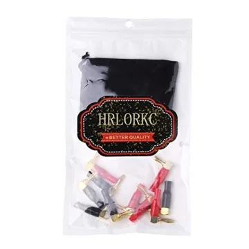 Right Angle Speaker Plugs - 10pcs Banana Connectors