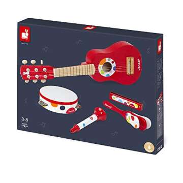 Janod Confetti Musical Set - Vibrant Instruments for Kids