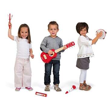 Janod Confetti Musical Set - Vibrant Instruments for Kids