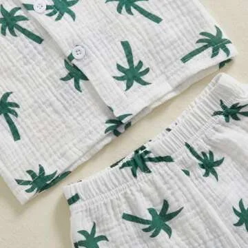 Mandizy Baby Boy Summer Outfit Set for Stylish Adventures