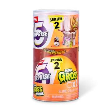 5 Surprise Mega Gross Minis Series 2 (2 Pack) - ZURU Boys Collectible Slime Toy