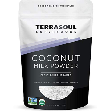Terrasoul Coconut Milk Powder 16 Oz - Plant-Based Creamer