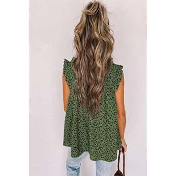 PRETTYGARDEN Womens Sleeveless Floral Tank Summer Top