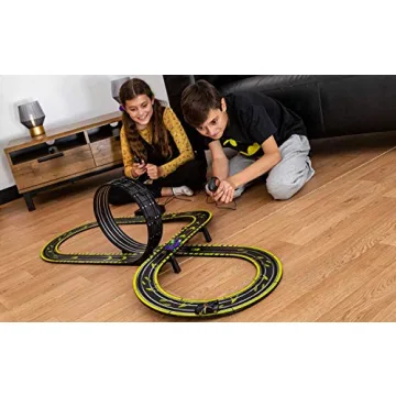 Micro Scalextric Justice League Batman vs Joker Slot Car Set