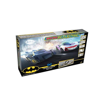 Micro Scalextric Justice League Batman vs Joker Slot Car Set