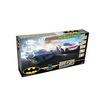 Micro Scalextric Justice League Batman vs Joker Slot Car Set
