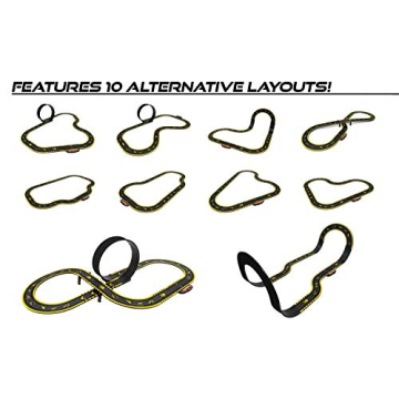 Micro Scalextric Justice League Batman vs Joker Slot Car Set