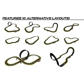 Micro Scalextric Justice League Batman vs Joker Slot Car Set