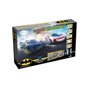Micro Scalextric Justice League Batman vs Joker Slot Car Set