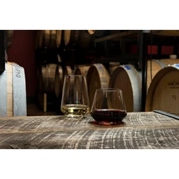 Schott Zwiesel 17.1 oz Stemless Burgundy Wine Glass Set
