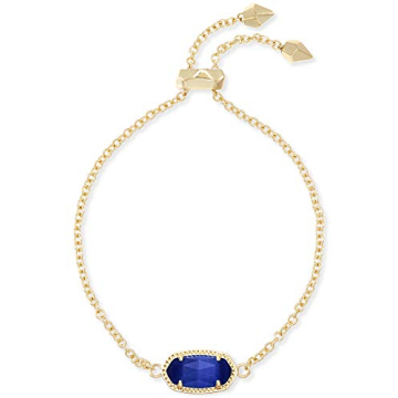 Kendra Scott Elaina Link Chain Bracelet for Women, Dainty Fashion Jewelry, 14k Gold-Plated Brass, Co...