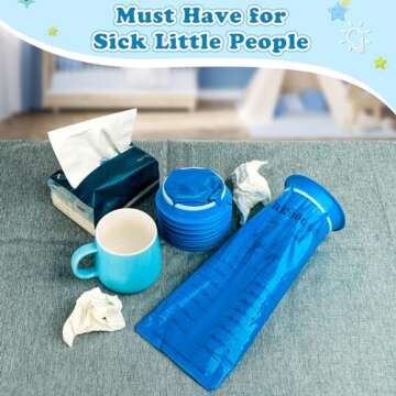 Valchoose Kids Vomit Bags Disposable for Road Trips