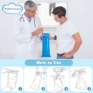 Valchoose Kids Vomit Bags Disposable for Road Trips