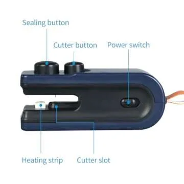 Mini Bag Sealer & Cutter - Preserve Food Freshness Easily