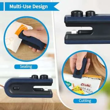 Mini Bag Sealer & Cutter - Preserve Food Freshness Easily
